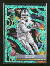 2025 Topps Chrome Cosmic Aqua Equinox Refractor Josh Allen #/199 #10