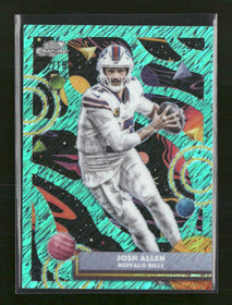 2025 Topps Chrome Cosmic Aqua Equinox Refractor Josh Allen #/199 #10