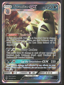 SM - Lost Thunder Tyranitar GX #121/214