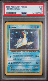 1999 Pokemon Fossil Lapras-Holo 5 PSA #10