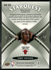 2008-09 Upper Deck First Edition StarQuest Green Michael Jordan #SQ-20