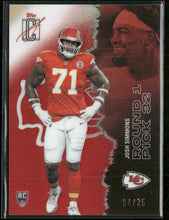 2025 Topps Signature Class Chrome Red Refractor Josh Simmons Rookie #/25 #186