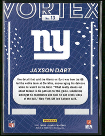 2025 Donruss Vortex Jaxson Dart #13