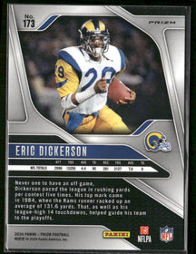 2024 Panini Prizm Black and Red Checker Eric Dickerson #173