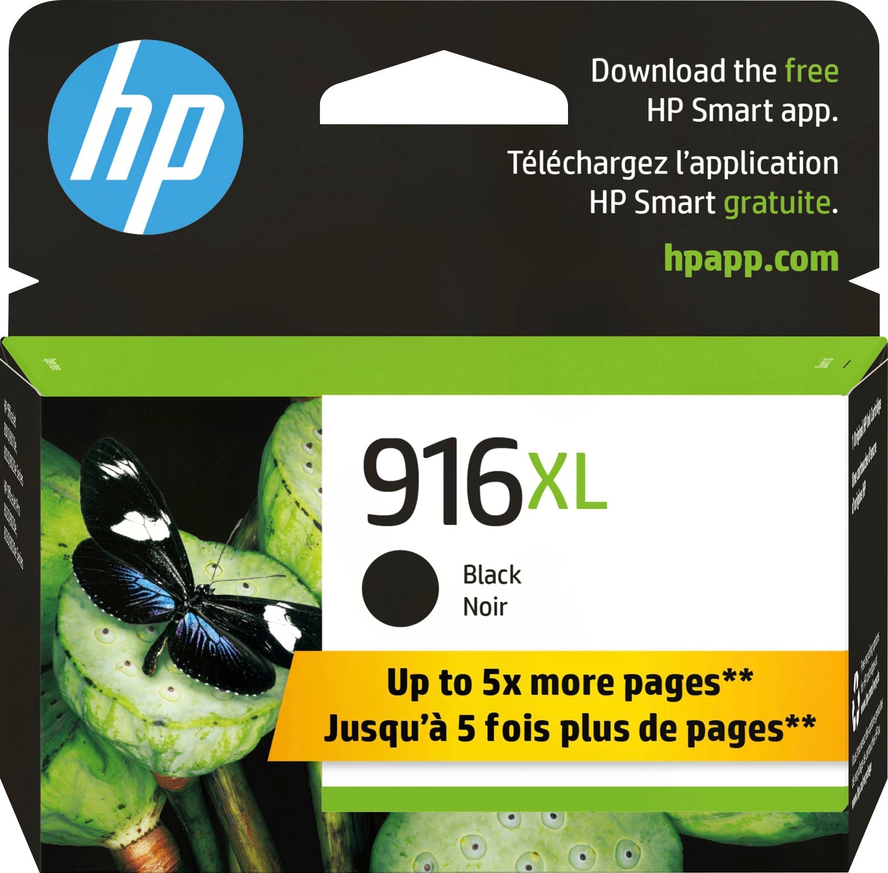 New, Pre-Owned - HP 916XL (3YL66AN) Black Ink Cartridges