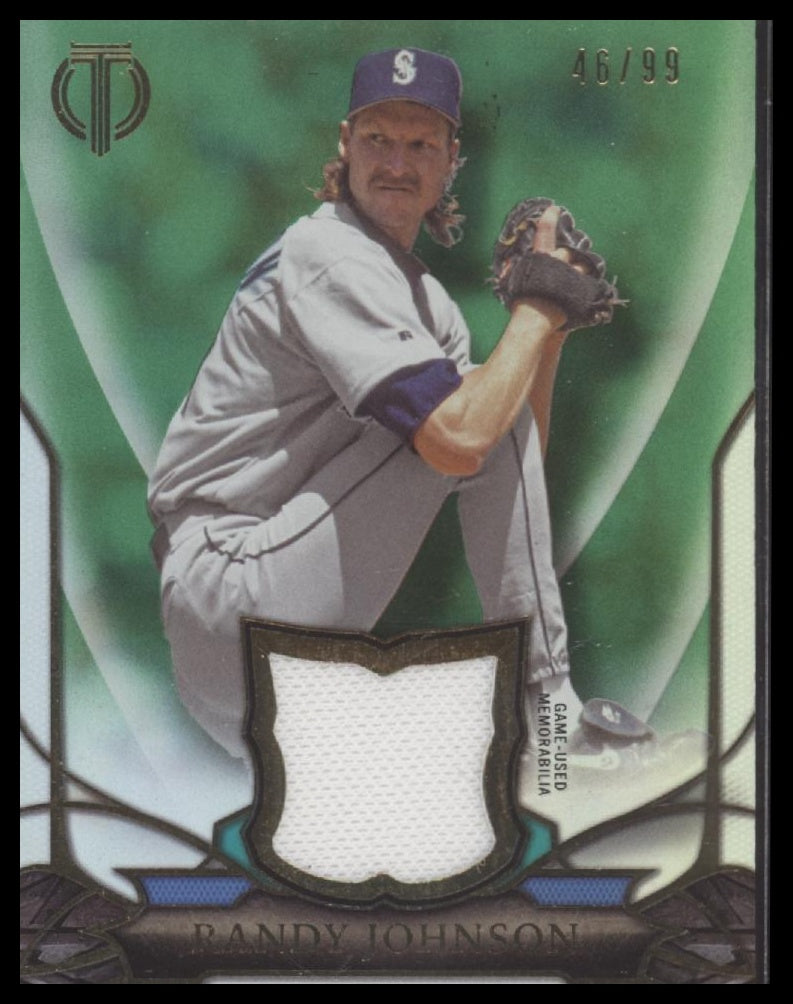 2016 Topps Tribute Tribute Relics Green /99 Randy Johnson #TR-RJ