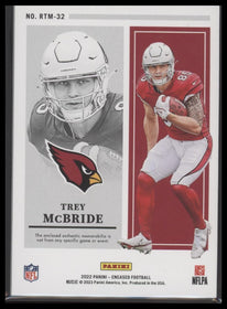 2022 Panini Encased Rookie Triple Memorabilia Trey McBride #/99 #RTM-32