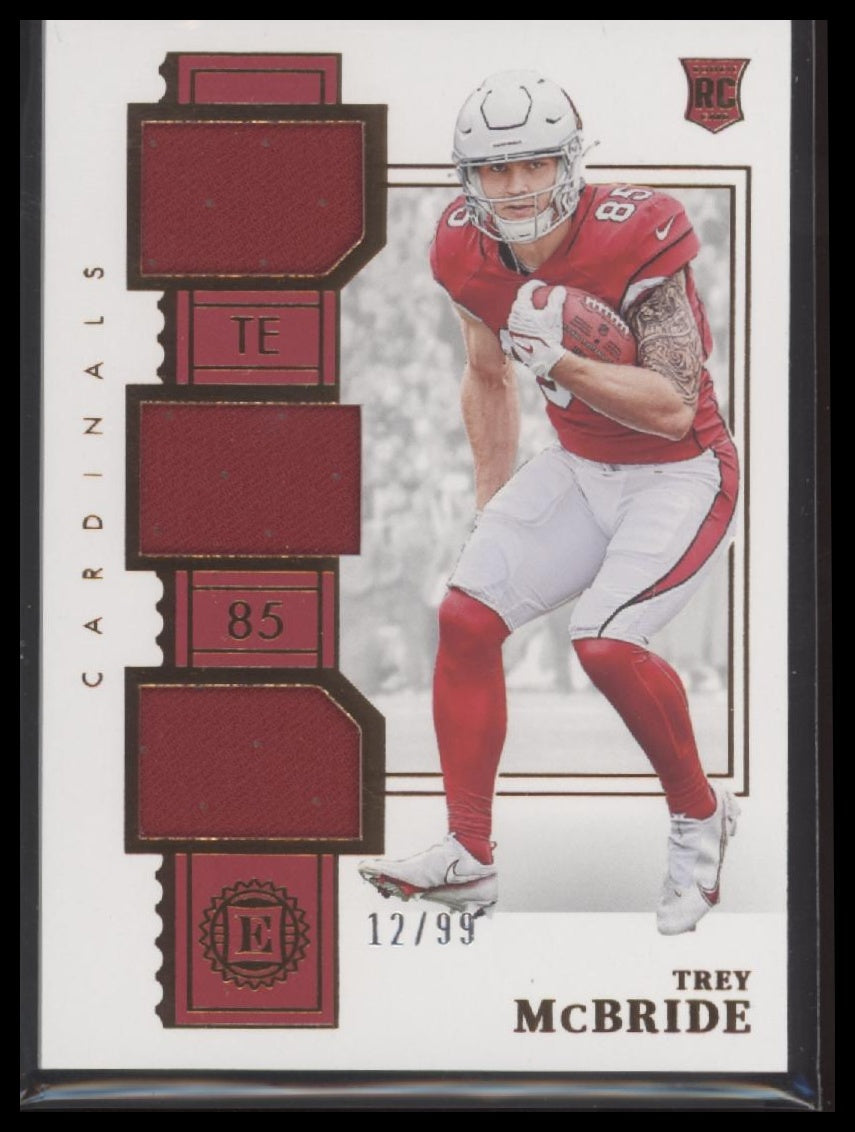 2022 Panini Encased Rookie Triple Memorabilia Trey McBride #/99 #RTM-32