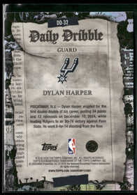 2025-26 Topps The Daily Dribble Dylan Harper #DD-32
