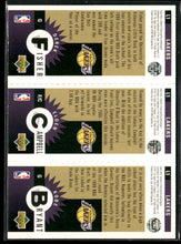 1996-97 Collector's Choice LA Lakers Kobe Bryant / Elden Campbell / Derek Fisher