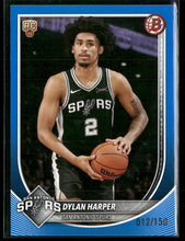 2025-26 Bowman Blue Border Dylan Harper RC #/150 #2