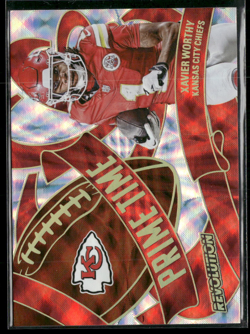 2025 Panini Revolution Prime Time Performers Xavier Worthy #13