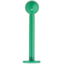 16G 3/8 Teal Green Glow In The Dark Effect Labret Monroe