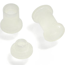 2 in 1 Glow in Dark Interchangeable Screw Fit Plug and Taper Set
