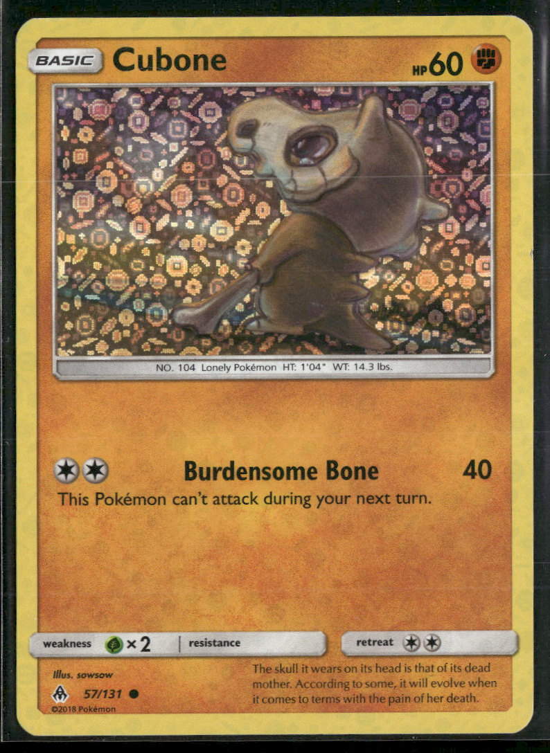 Miscellaneous Cards & Products Cubone (General Mills Promo) #57/131