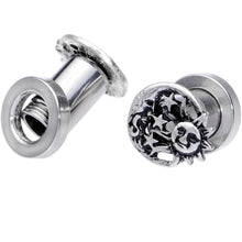 Cosmic Sun and Moon Screw Fit Tunnel Plug Set 6mm to 25mm