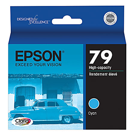 New, Pre-Owned - Epson 79 Cyan (T0792) Ink Cartridge