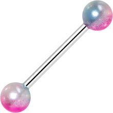 Multi Color Fun Fade Barbell Tongue Ring Set of 4
