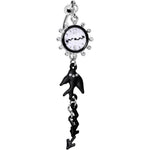 Clear Gem Weird Times Top Mount Dangle Belly Ring