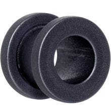 Brown Matte Silicone Screw Fit Tunnel Plug Set 6mm to 25mm