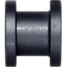 Brown Matte Silicone Screw Fit Tunnel Plug Set 6mm to 25mm