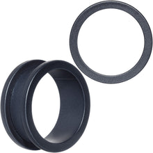 Brown Matte Silicone Screw Fit Tunnel Plug Set 6mm to 25mm