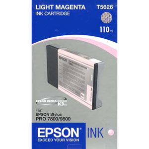 New, Pre-Owned - Epson T5626 Light Magenta 110ml Ink Cartridge