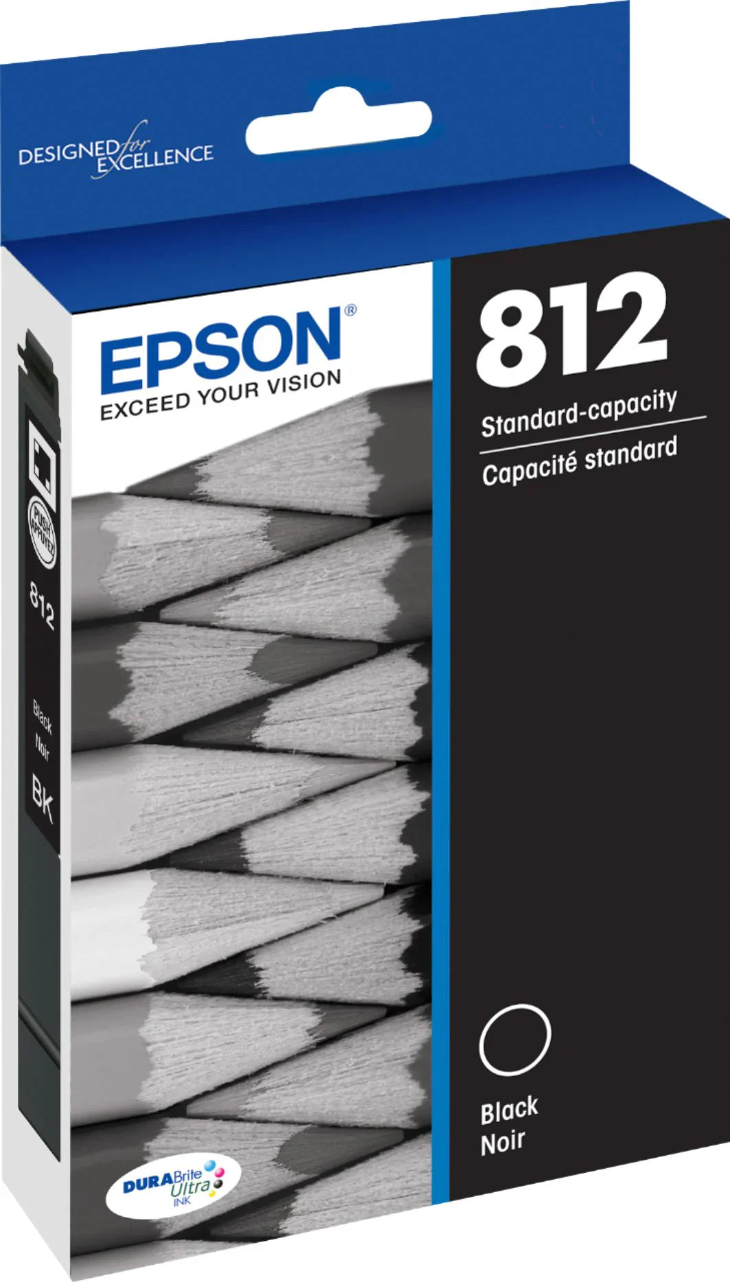 New, Pre-Owned - Epson T812 Black Standard Yield Ink Cartridge (T812120-S)