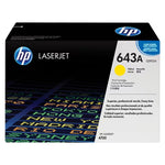 New, Pre-Owned - HP 643A High Yield Yellow LaserJet Toner Cartridge, Q5952A