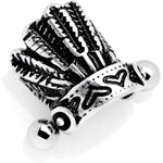 16G 1/2 Southwestern Feather Headdress Cuff Cartilage Earring