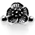 16G 1/2 Blooming Tropical Flower Cuff Cartilage Earring