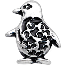 16G 1/4 Detailed Penguin Cartilage Tragus Earring
