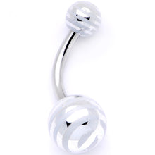 Pastel Stripes Party Pack Belly Ring Set of 4