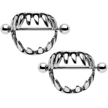 14G 7/8 Halloween Fang Nipple Shield Set