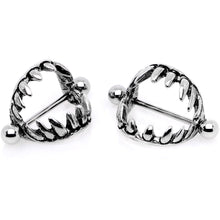 14G 7/8 Halloween Fang Nipple Shield Set