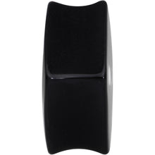 Black Acrylic Square Shaped Lucky 7 Dice Saddle Plug Set 22mm to 31mm