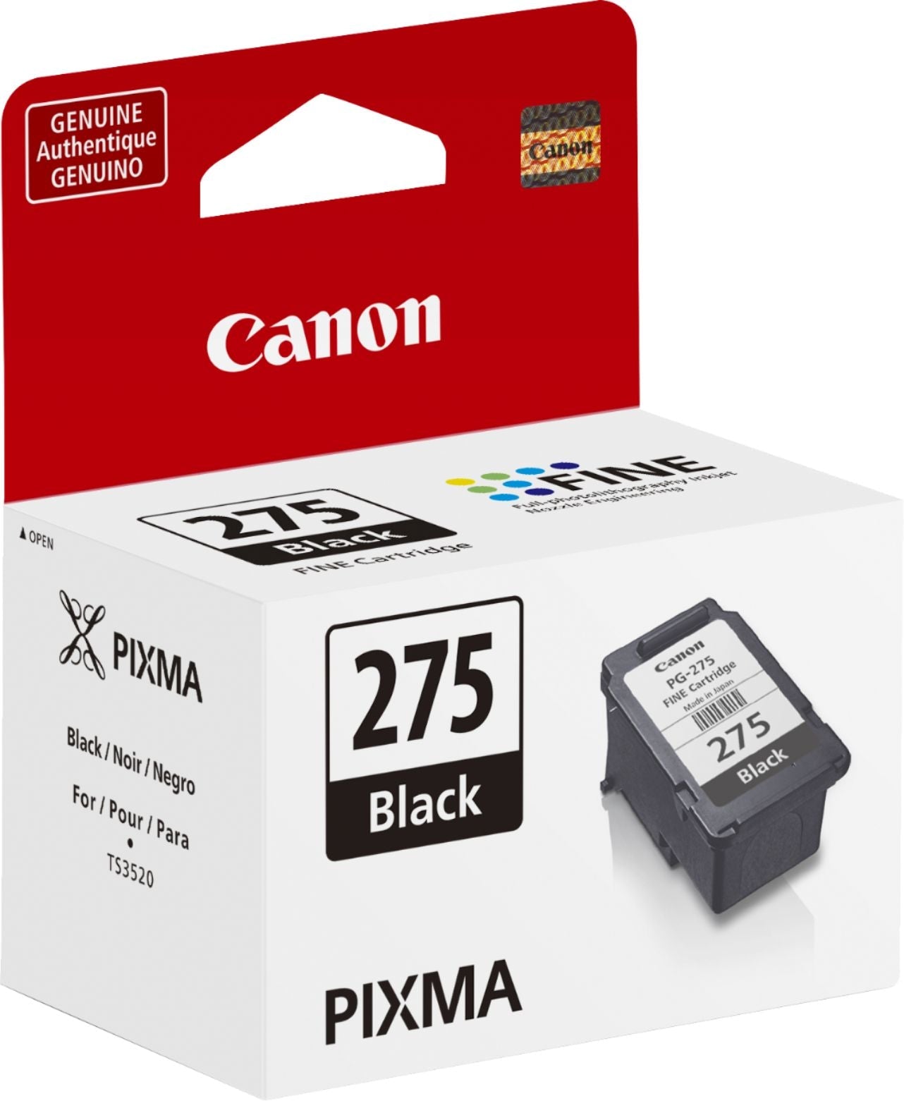New, Pre-Owned - Canon PG-275 Black Ink Cartridge