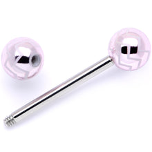 Late Night Party Zig Zag Barbell Tongue Ring Set of 4