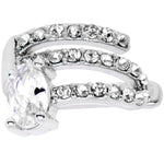 Clear Gem All Of The Bling None Of The Commitment Non Pierced Ear Cuff