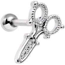 18G 5/16 Clear Gem Shear Beauty Cartilage Tragus Earring