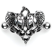 14G 9/16 Dueling Elephants Nipple Shield Set
