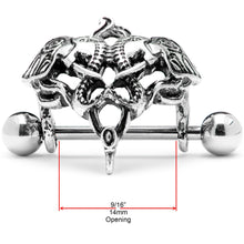 14G 9/16 Dueling Elephants Nipple Shield Set