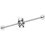 14G Evil Ancient Octopus Of The Deep Industrial Barbell 38mm