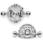 14G 9/16 Framework Dome Geometric Nipple Shield Set