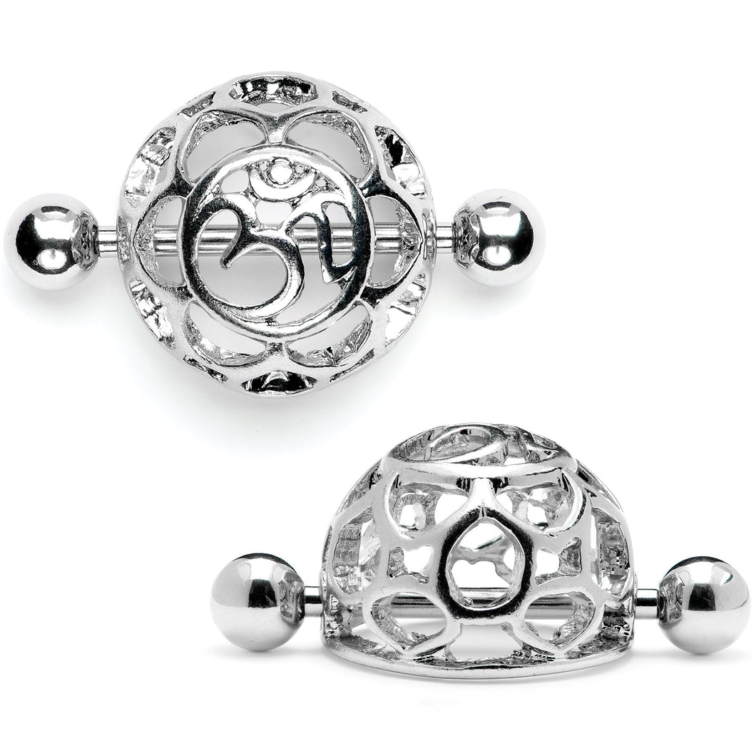 14G 9/16 Framework Dome Geometric Nipple Shield Set