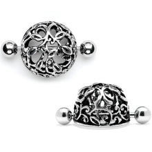 14G 9/16 Framework Twining Vines Nipple Shield Set