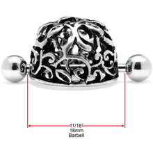 14G 9/16 Framework Twining Vines Nipple Shield Set