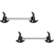 14G 9/16 Clear Gem Witch Hat Barbell Nipple Ring Set