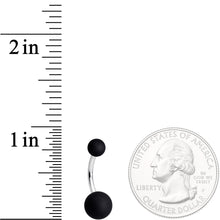 Muted Matte Tones Belly Ring Set of 4