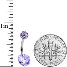 Purple Gem Days of Disco Belly Ring